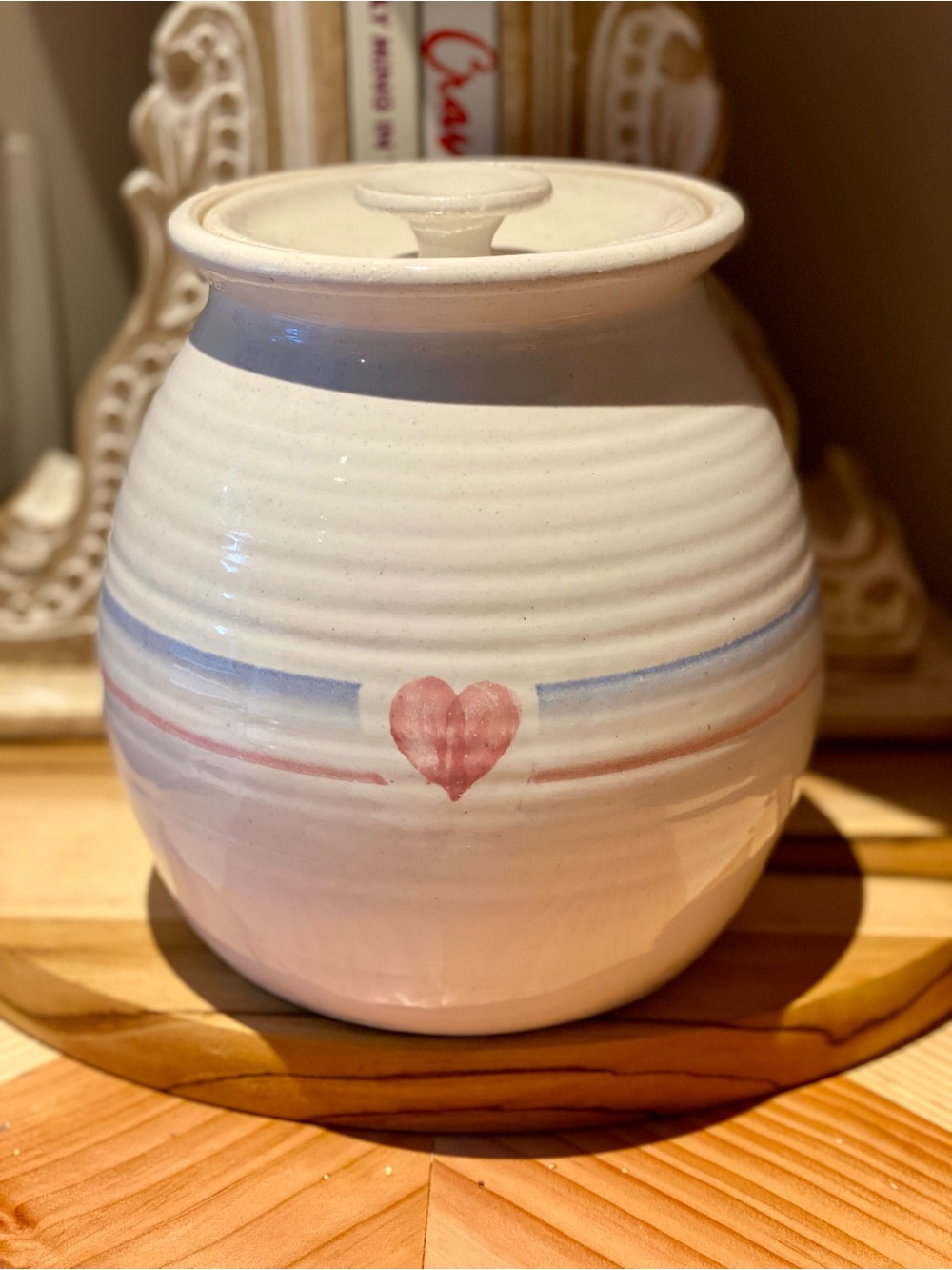 Vintage Handcrafted Pottery Canister w/Lid by, Contemporary Pottery Trends